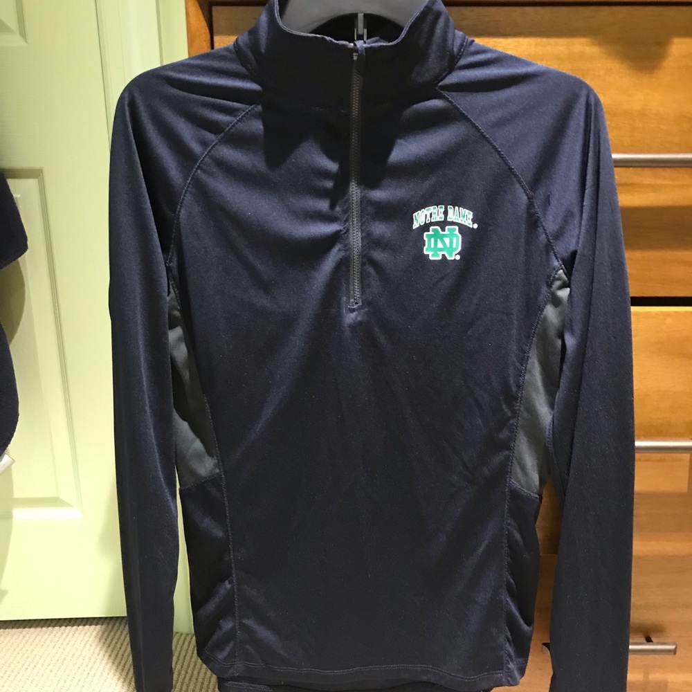 Notre Dame quarter zip sweatshirt